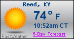 Weather Forecast for Reed, KY