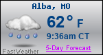 Weather Forecast for Alba, MO