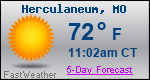 Weather Forecast for Herculaneum, MO