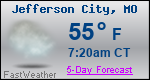 Weather Forecast for Jefferson City, MO