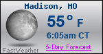 Weather Forecast for Madison, MO