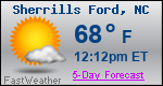 Weather Forecast for Sherrills Ford, NC