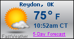 Weather Forecast for Reydon, OK