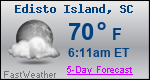 Weather Forecast for Edisto Island, SC