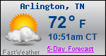 Weather Forecast for Arlington, TN