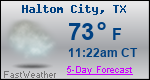 Weather Forecast for Haltom City, TX