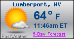 Weather Forecast for Lumberport, WV