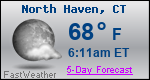 Weather Forecast for North Haven, CT