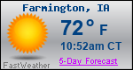 Weather Forecast for Farmington, IA