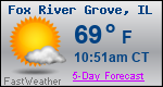 Weather Forecast for Fox River Grove, IL