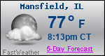 Weather Forecast for Mansfield, IL