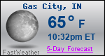 Weather Forecast for Gas City, IN