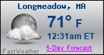 Weather Forecast for Longmeadow, MA