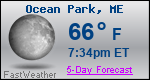 Weather Forecast for Ocean Park, ME