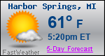 Weather Forecast for Harbor Springs, MI