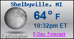 Weather Forecast for Shelbyville, MI