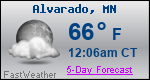 Weather Forecast for Alvarado, MN