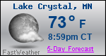 Weather Forecast for Lake Crystal, MN