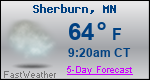 Weather Forecast for Sherburn, MN