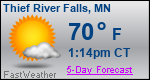 Weather Forecast for Thief River Falls, MN