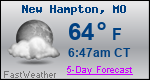 Weather Forecast for New Hampton, MO
