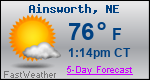 Weather Forecast for Ainsworth, NE