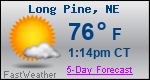 Weather Forecast for Long Pine, NE