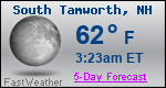 Weather Forecast for South Tamworth, NH