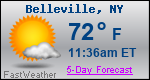 Weather Forecast for Belleville, NY