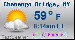 Weather Forecast for Chenango Bridge, NY