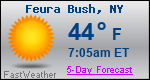 Weather Forecast for Feura Bush, NY