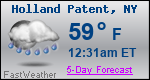 Weather Forecast for Holland Patent, NY