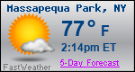 Weather Forecast for Massapequa Park, NY