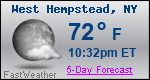 Weather Forecast for West Hempstead, NY