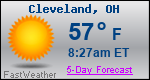 Weather Forecast for Cleveland, OH
