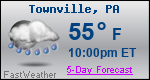 Weather Forecast for Townville, PA