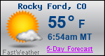 Weather Forecast for Rocky Ford, CO