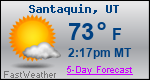 Weather Forecast for Santaquin, UT