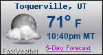Weather Forecast for Toquerville, UT