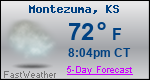Weather Forecast for Montezuma, KS