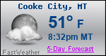 Weather Forecast for Cooke City, MT