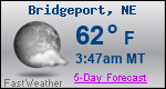 Weather Forecast for Bridgeport, NE