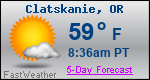 Weather Forecast for Clatskanie, OR