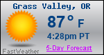 Weather Forecast for Grass Valley, OR