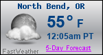 Weather Forecast for North Bend, OR