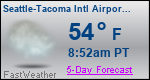 Weather Forecast for Seattle-Tacoma International Airport, WA