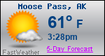 Weather Forecast for Moose Pass, AK