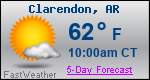 Weather Forecast for Clarendon, AR