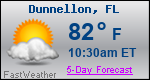 Weather Forecast for Dunnellon, FL