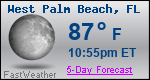 Weather Forecast for West Palm Beach, FL